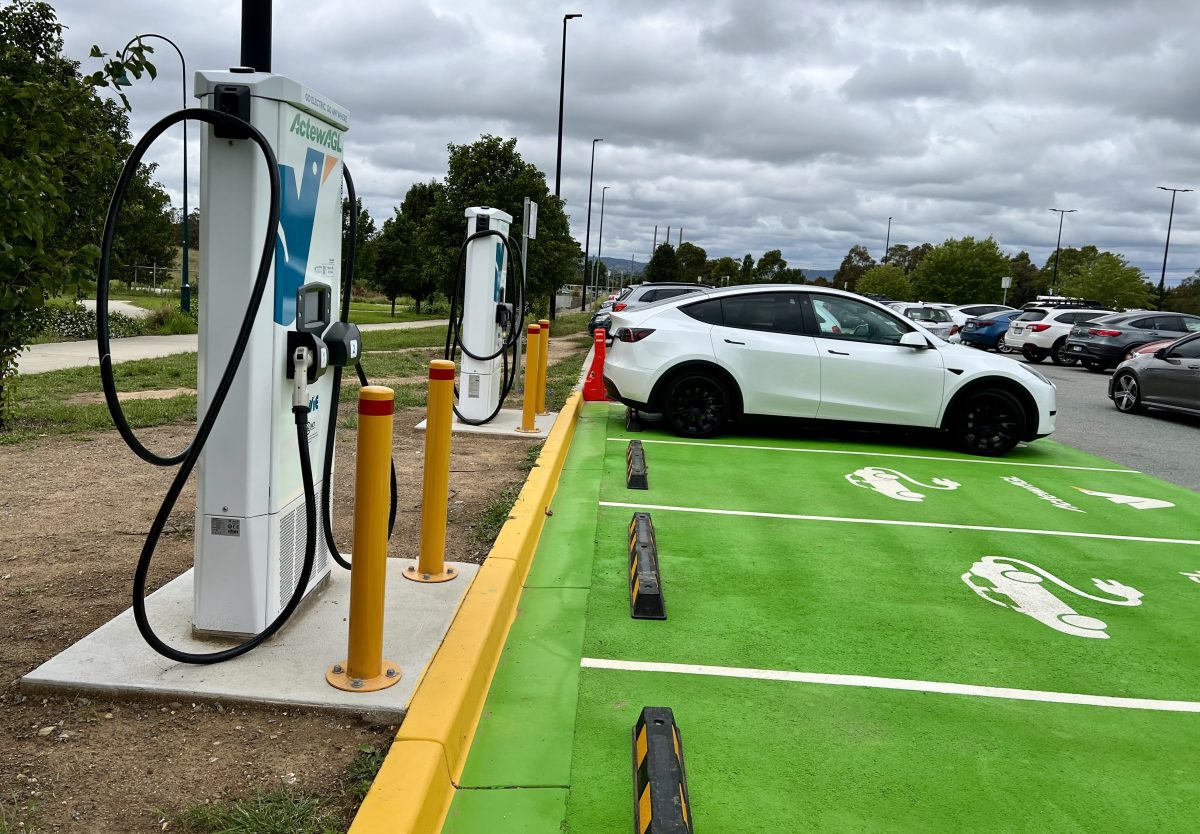 fast charging station at Casey Market Town